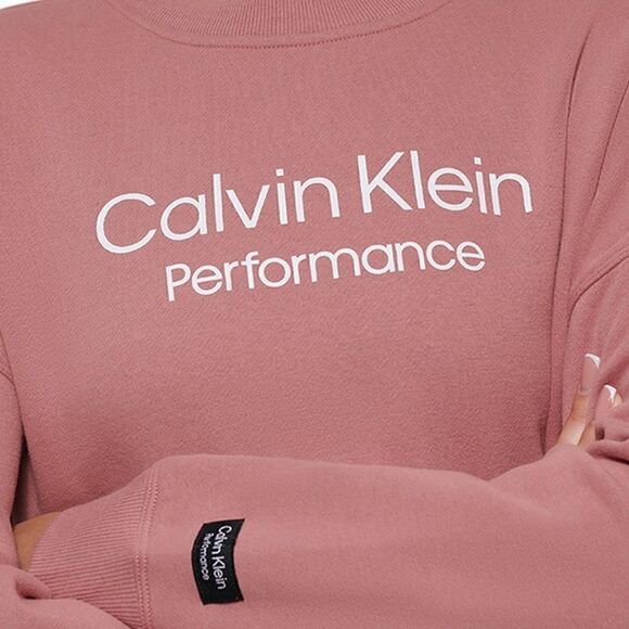 CALVIN KLEIN cropped logo sweatshirt M - Picture 2 of 10